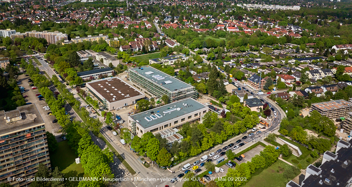09.05.2023 - Baustelle zur Grundschule am Karl-Marx-Ring in Neuperlach